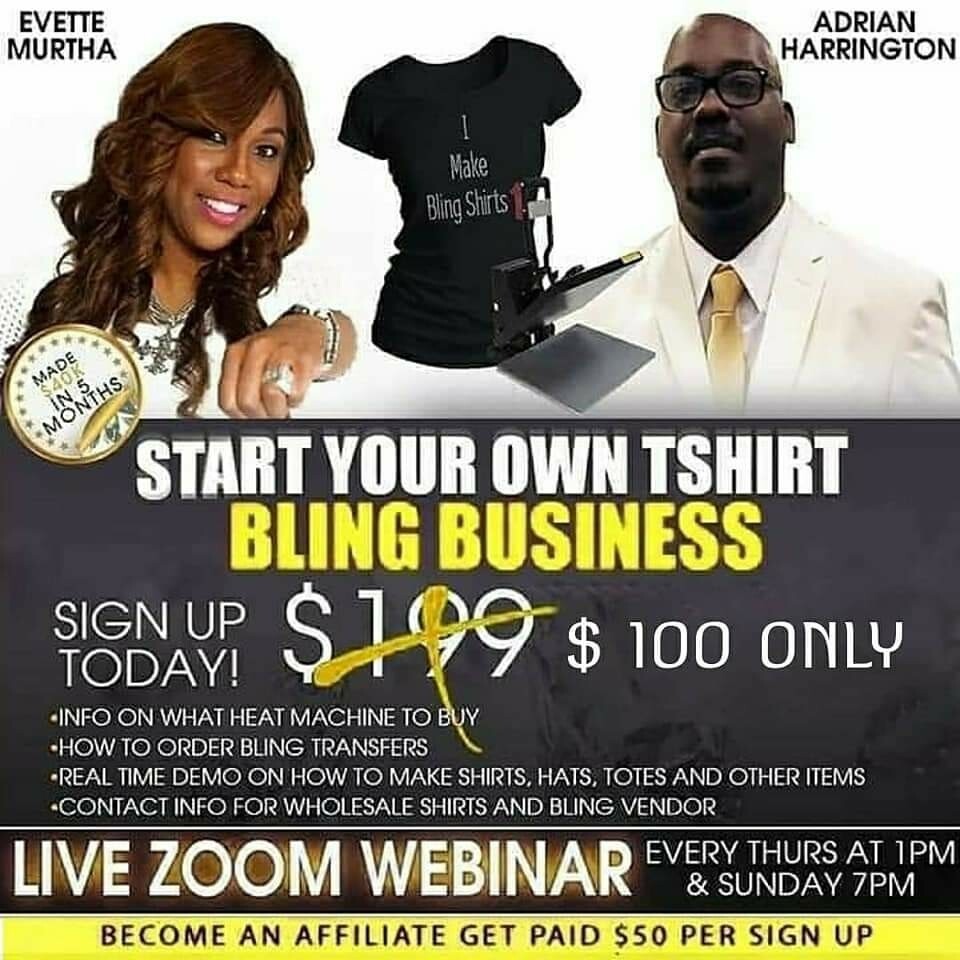 Bling TShirt Business Masterclass