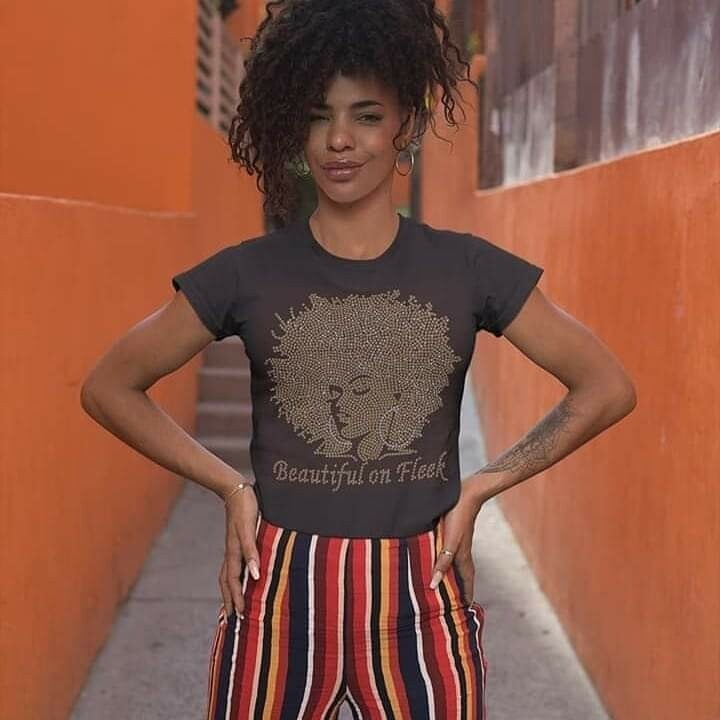 Beautiful on Fleek Bling Shirt