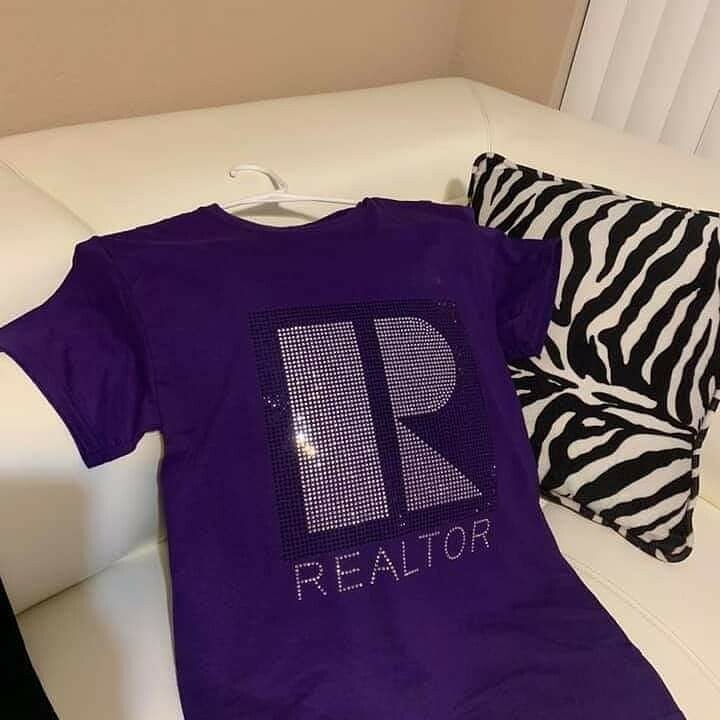 Realtor R TShirt Purple