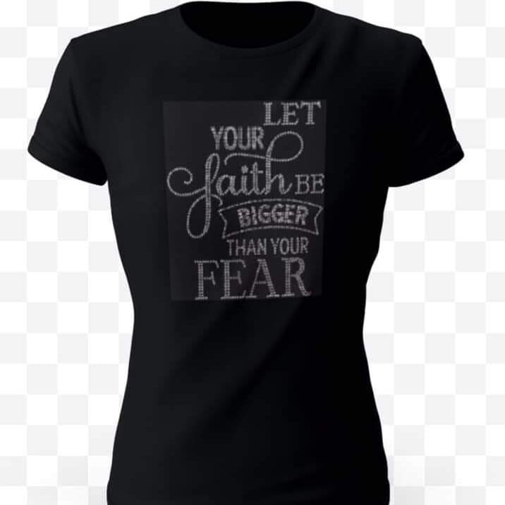 Let your Daith be bigger than your Fear Bling TShirt