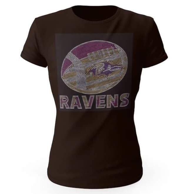 Ladies Ravens Bling TShirt