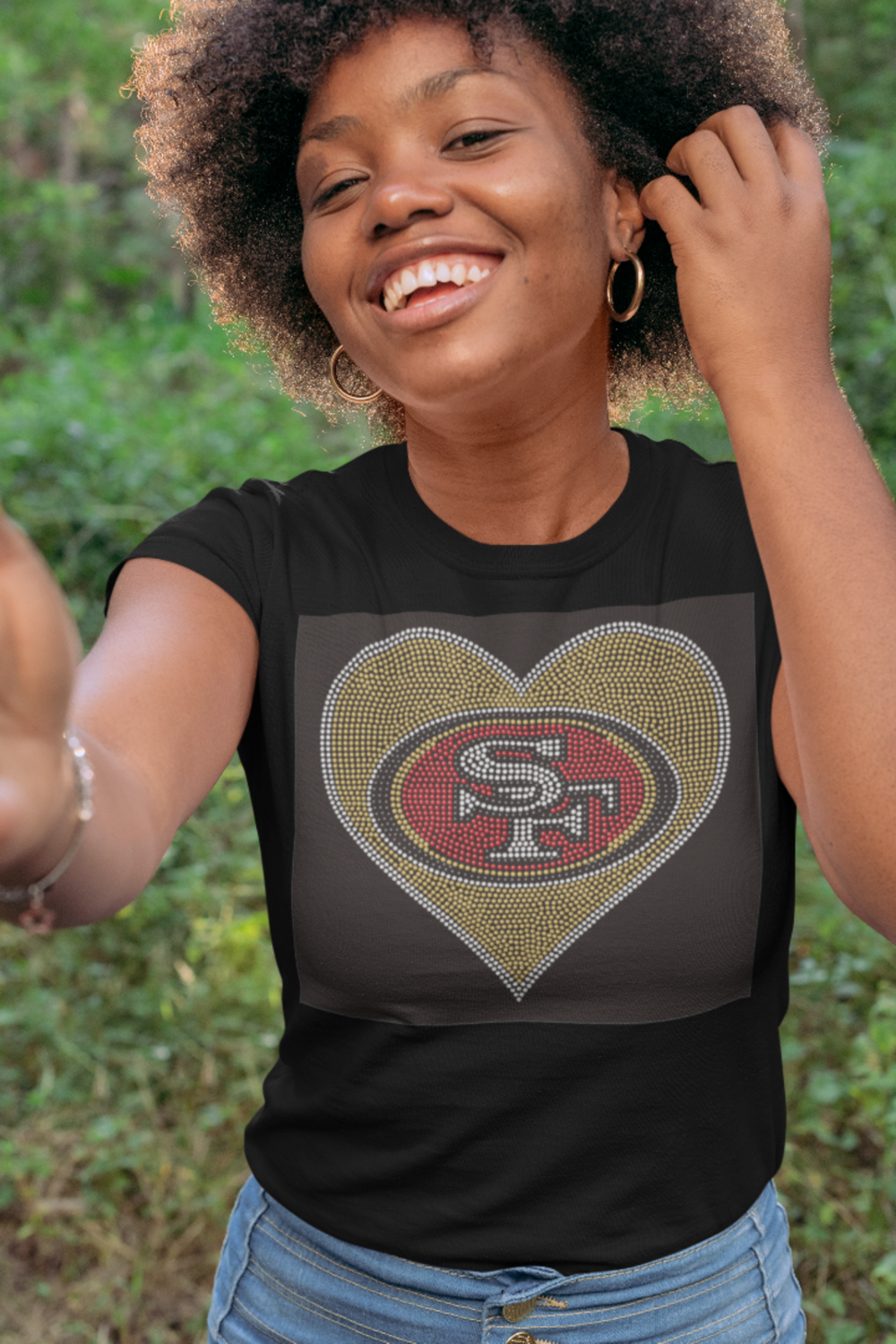 San Francisco 49ers Love Bling TShirt