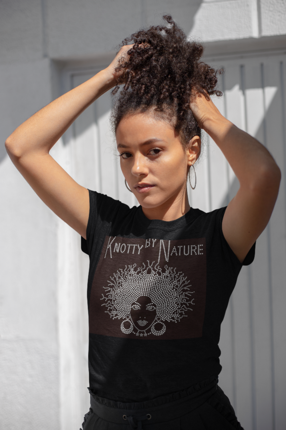 Knotty by Nature Rhinestone TShirt