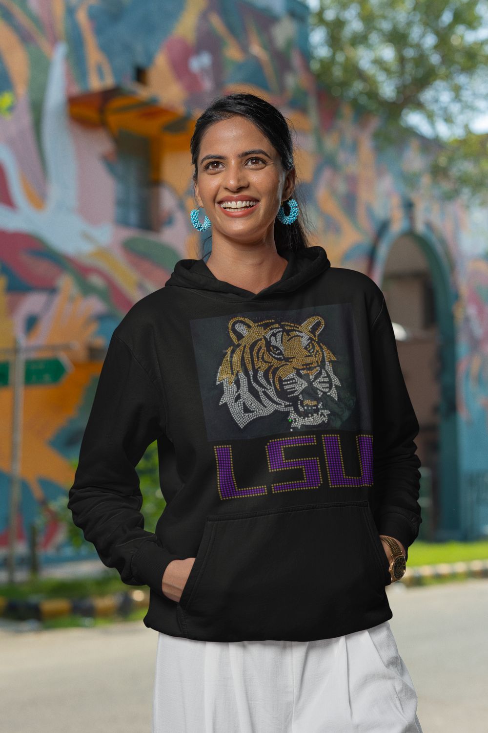 LSU Bling Hoodie