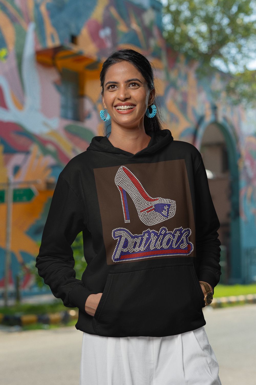 New Engine Patriots Bling Hoodie Shor