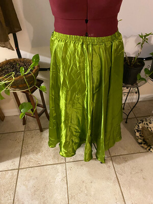 Single Layer Circle Skirt (Green)