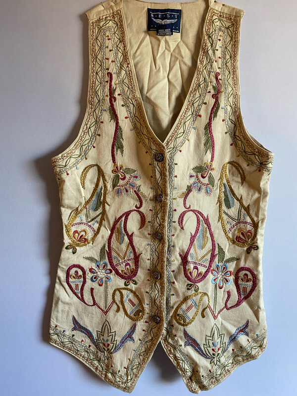 Embroidered Vest