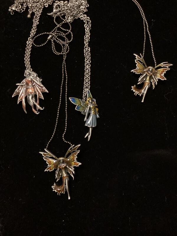 Enamel Fae/Fairy Necklace