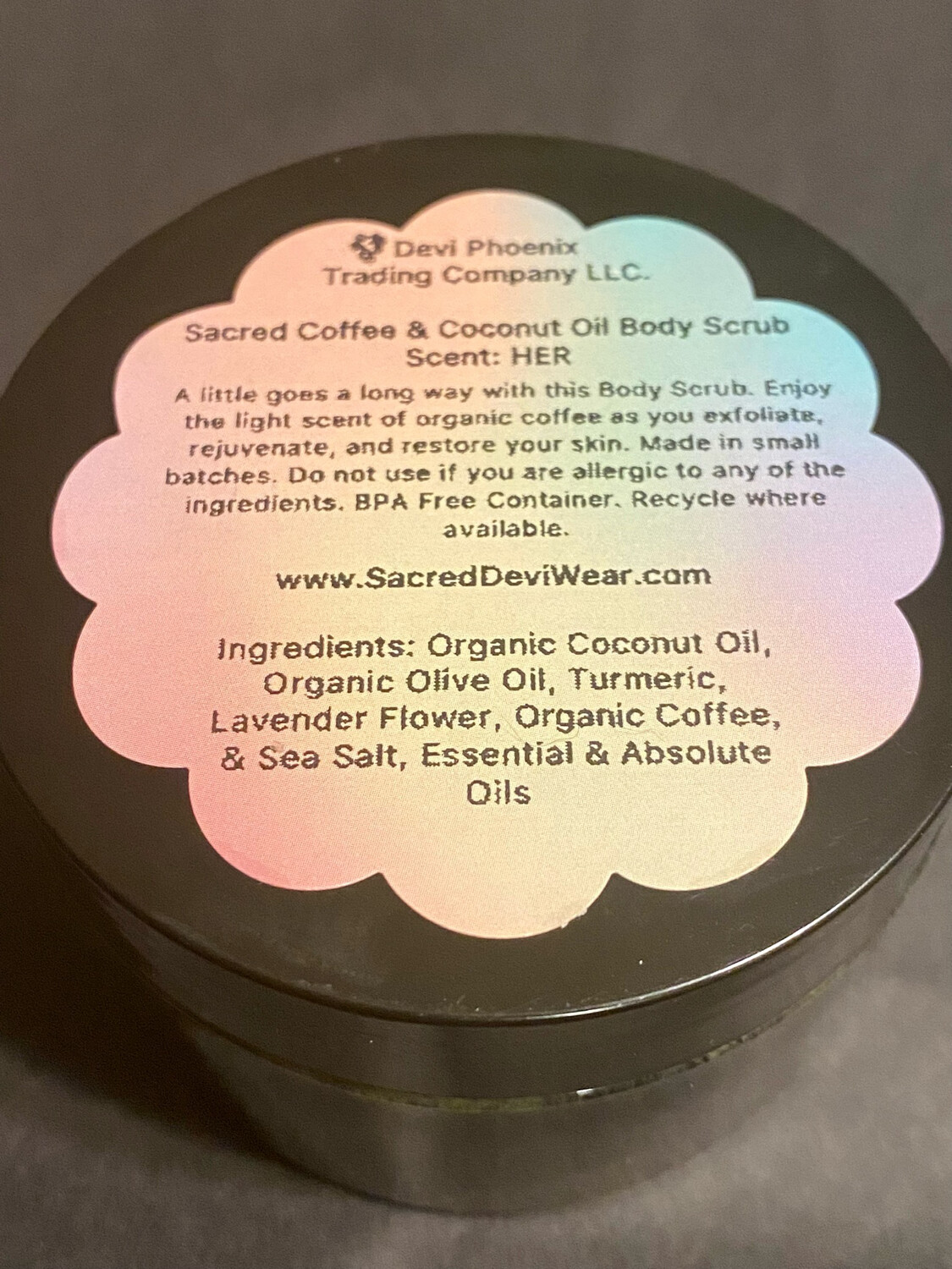 Organic Coffee &amp; Coconut Body Scrub