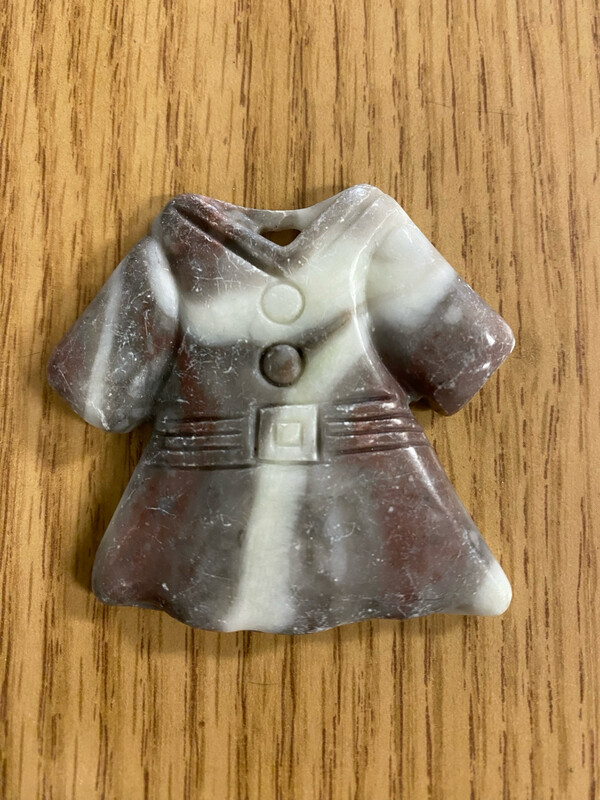 Alabaster Coat Pendant