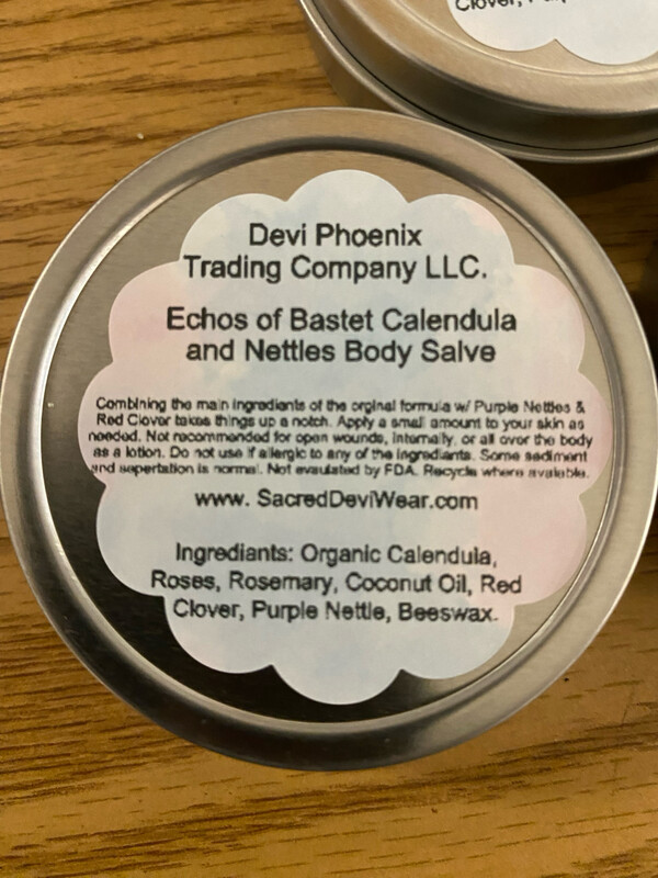 Echos of Bastet: Calendula &amp; Nettle Body Salve