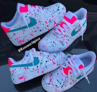 Air Force 1 Multi-coloured Splatters