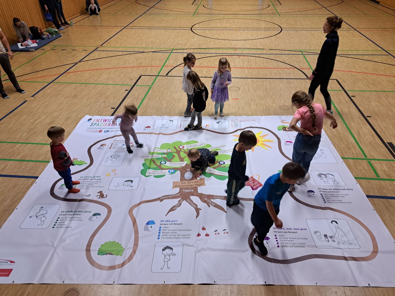 Spielplane Großformat Entwicklungsspaziergang