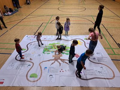 Spielplane Großformat Entwicklungsspaziergang