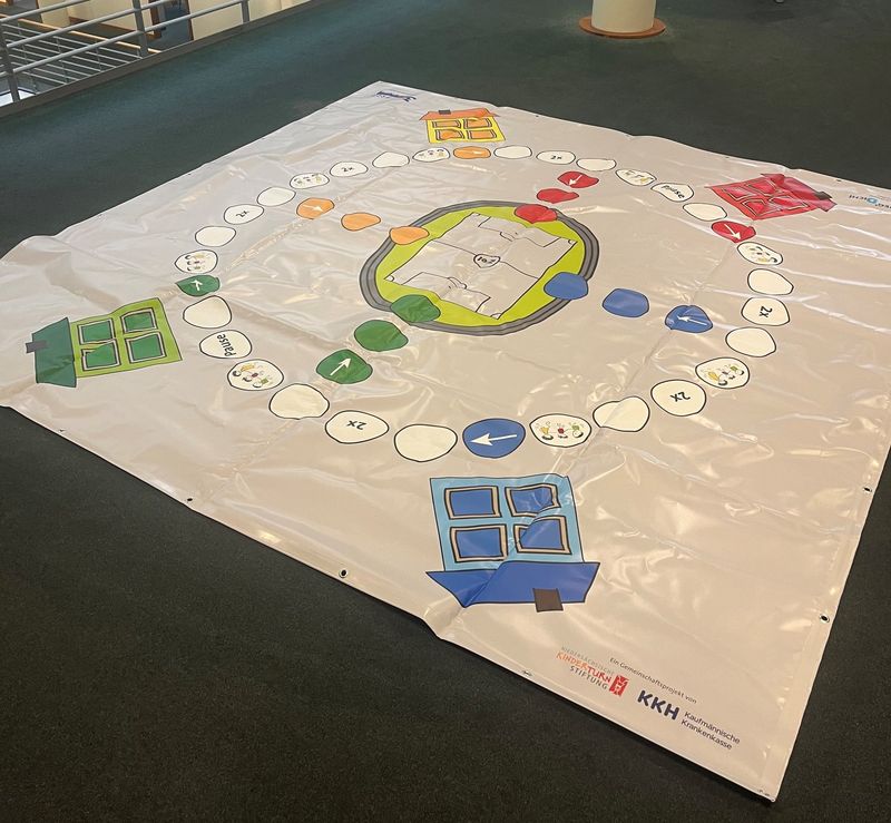 Spielplane Großformat - Indoor L - Mensch beweg&#39; dich!