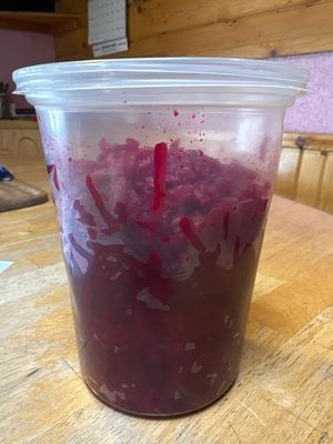 Beet Salad  (sugar,salt,vinegar)