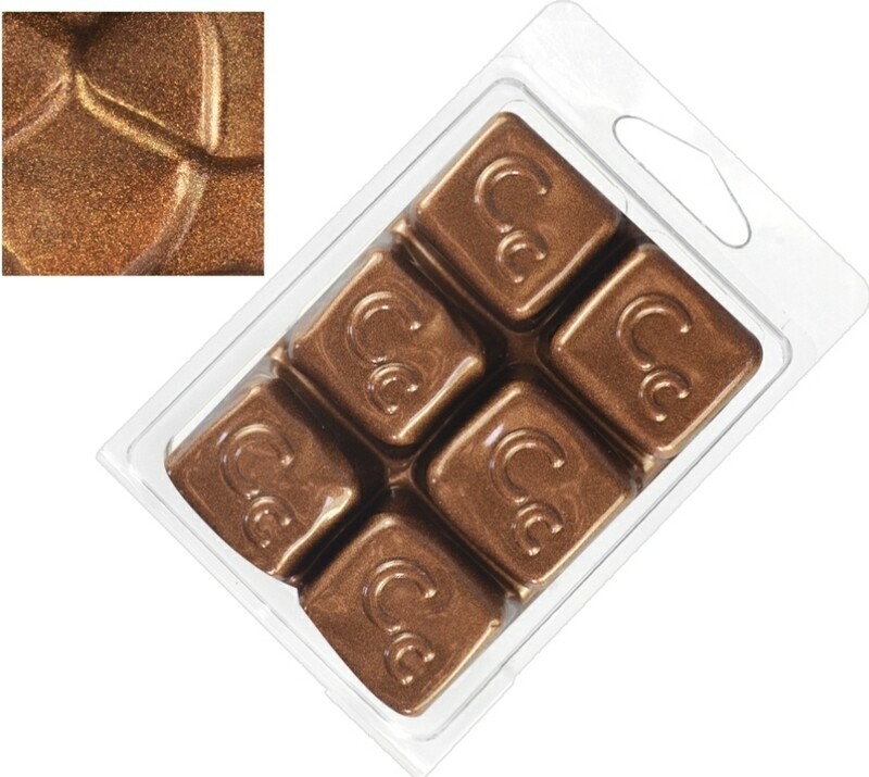 Soap Colour Bar Sparkle Mica - Gingerbread Brown (6 blocks)