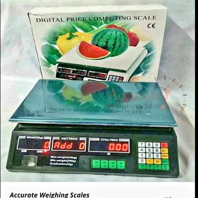 Pricing scale - 40kgs Max..Special SALE offer..WEIGHS KGS ONLY!
