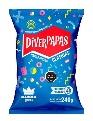 Papas Fritas &quot;Diverpapas&quot; x 240 grs.