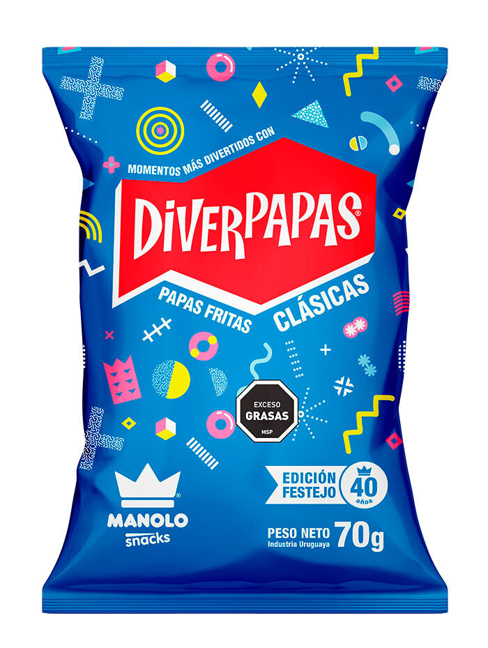 Papas Fritas &quot;Diverpapas&quot; x 70 grs.