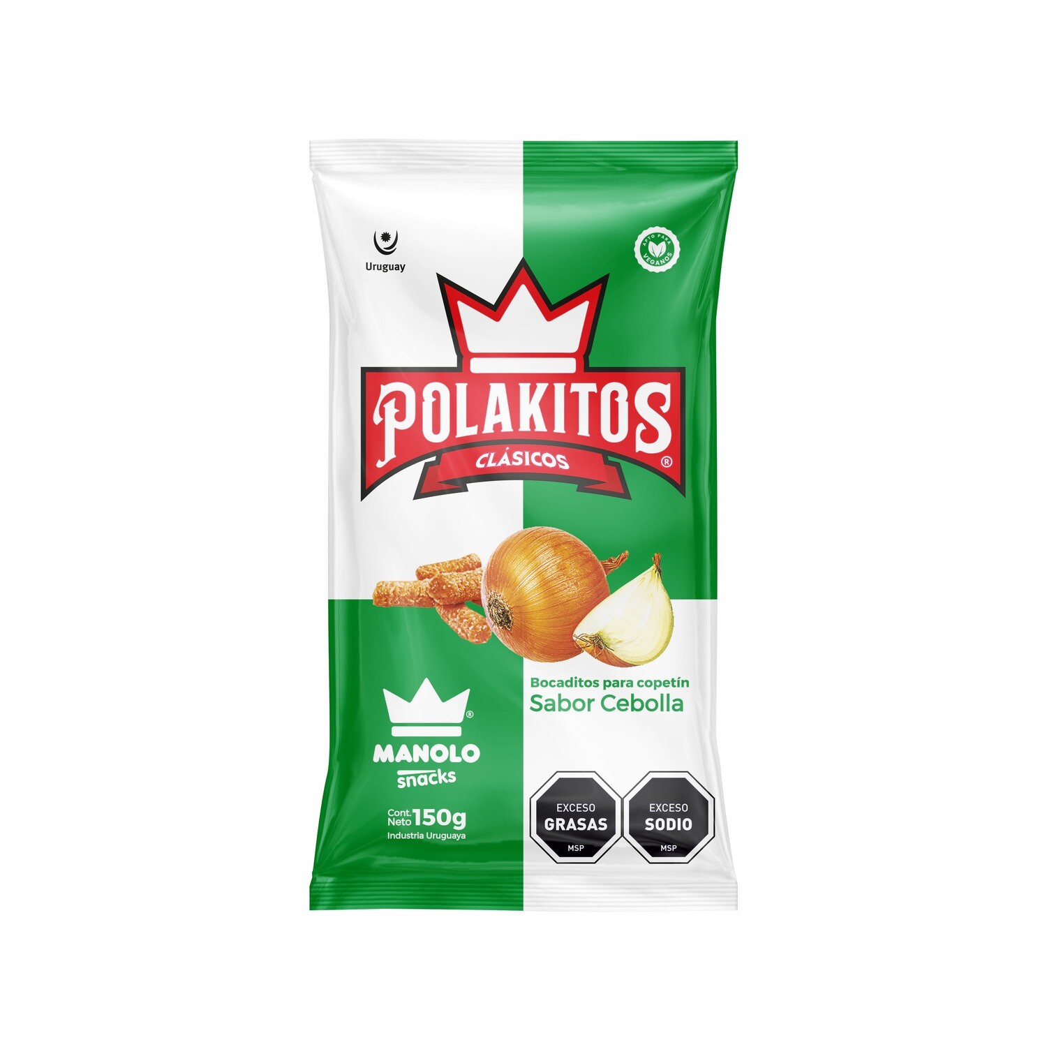 Polakitos x 150 grs. sabor CEBOLLA