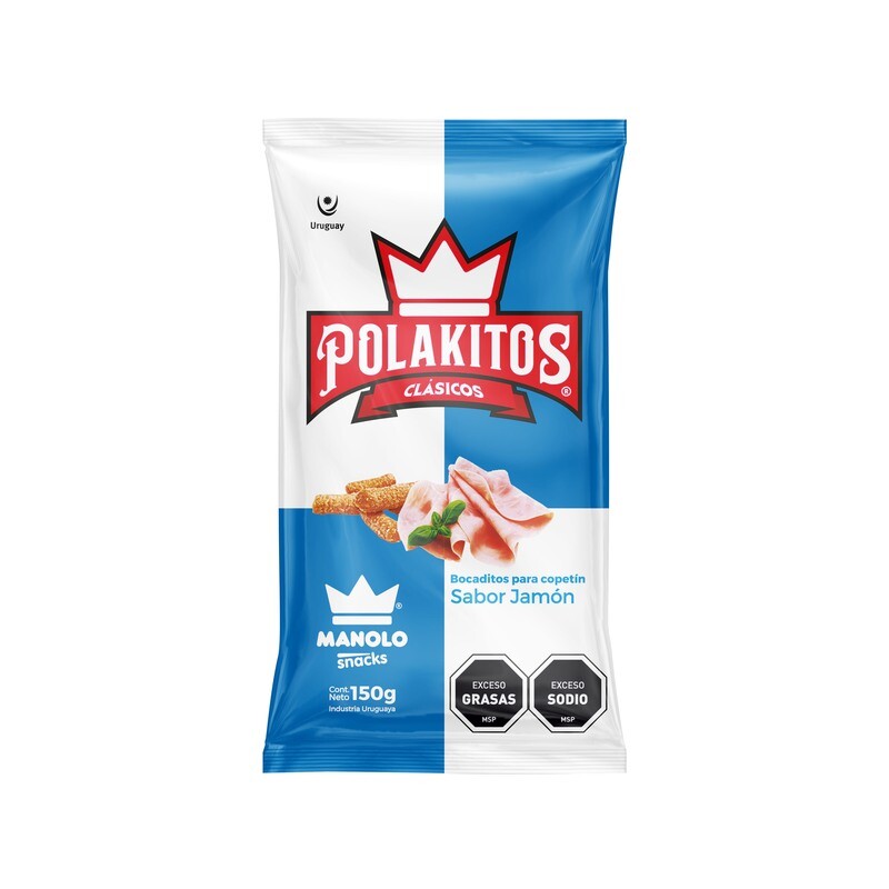 Polakitos x 150 grs. sabor JAMÓN