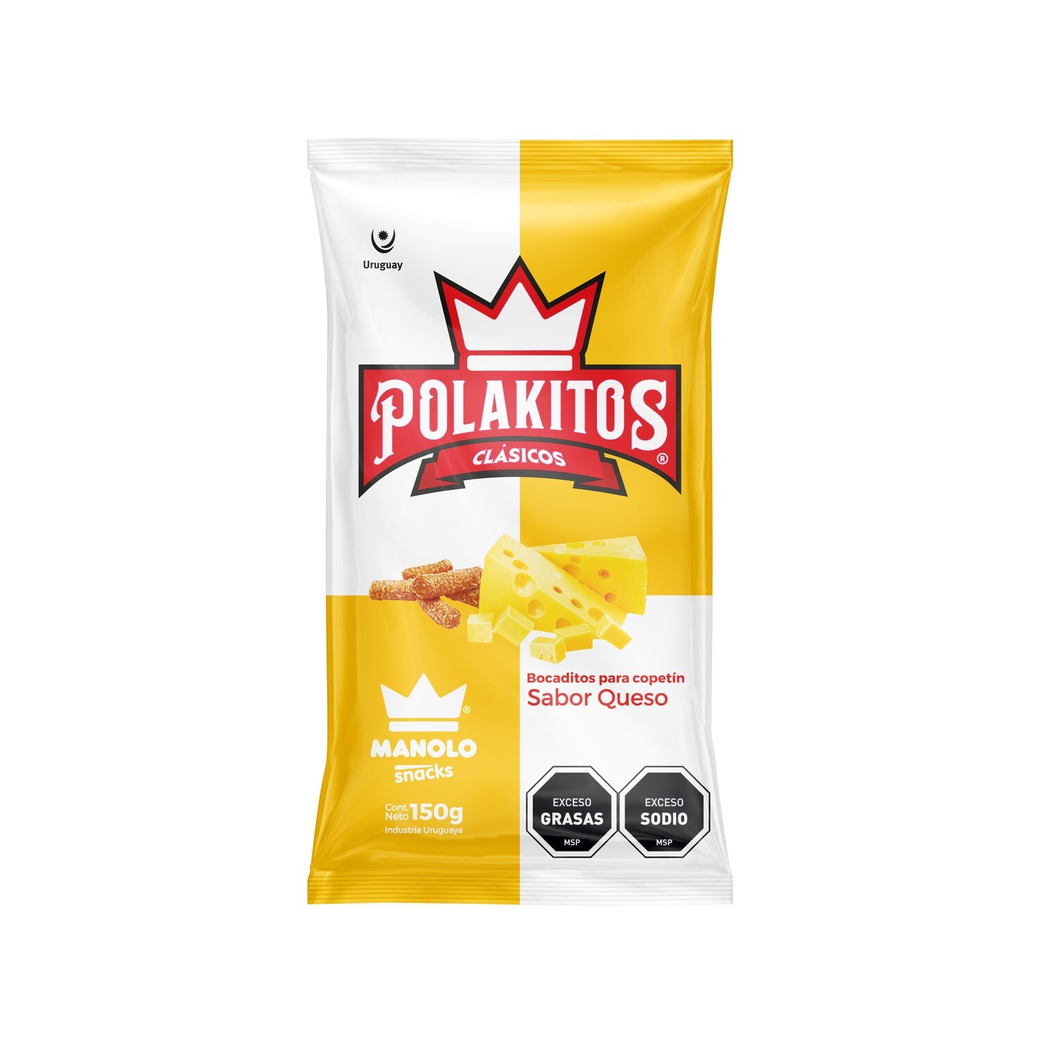 Polakitos x 150 grs. sabor QUESO
