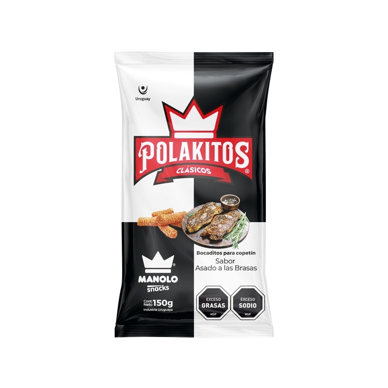 Polakitos x 150 grs. sabor ASADO A LAS BRASAS