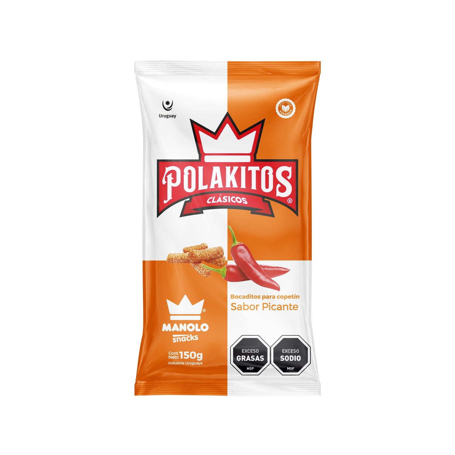 Polakitos x 150 grs. sabor PICANTE