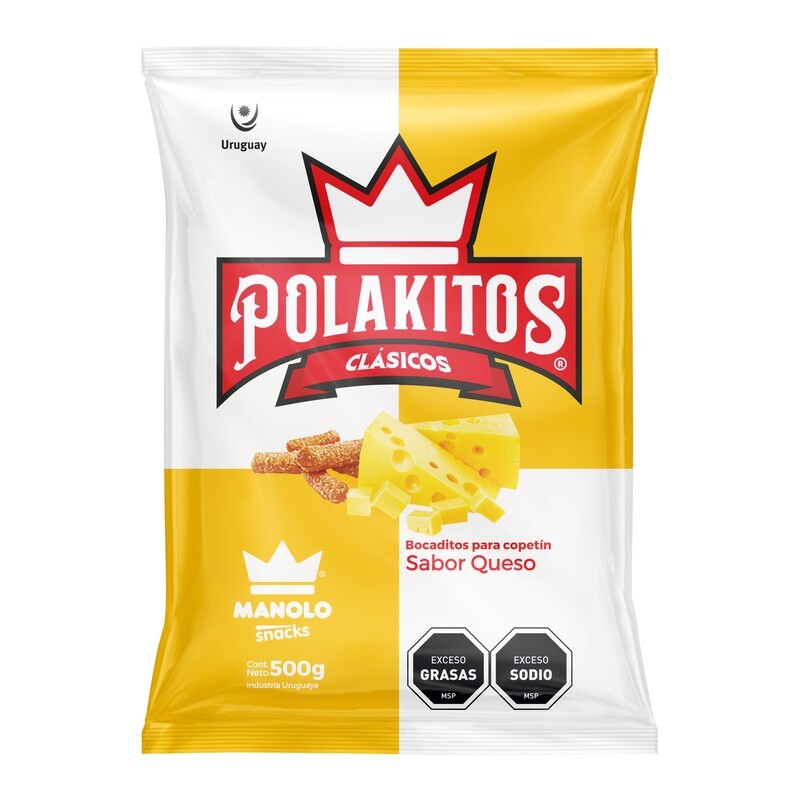 Polakitos x 500 grs. sabor QUESO