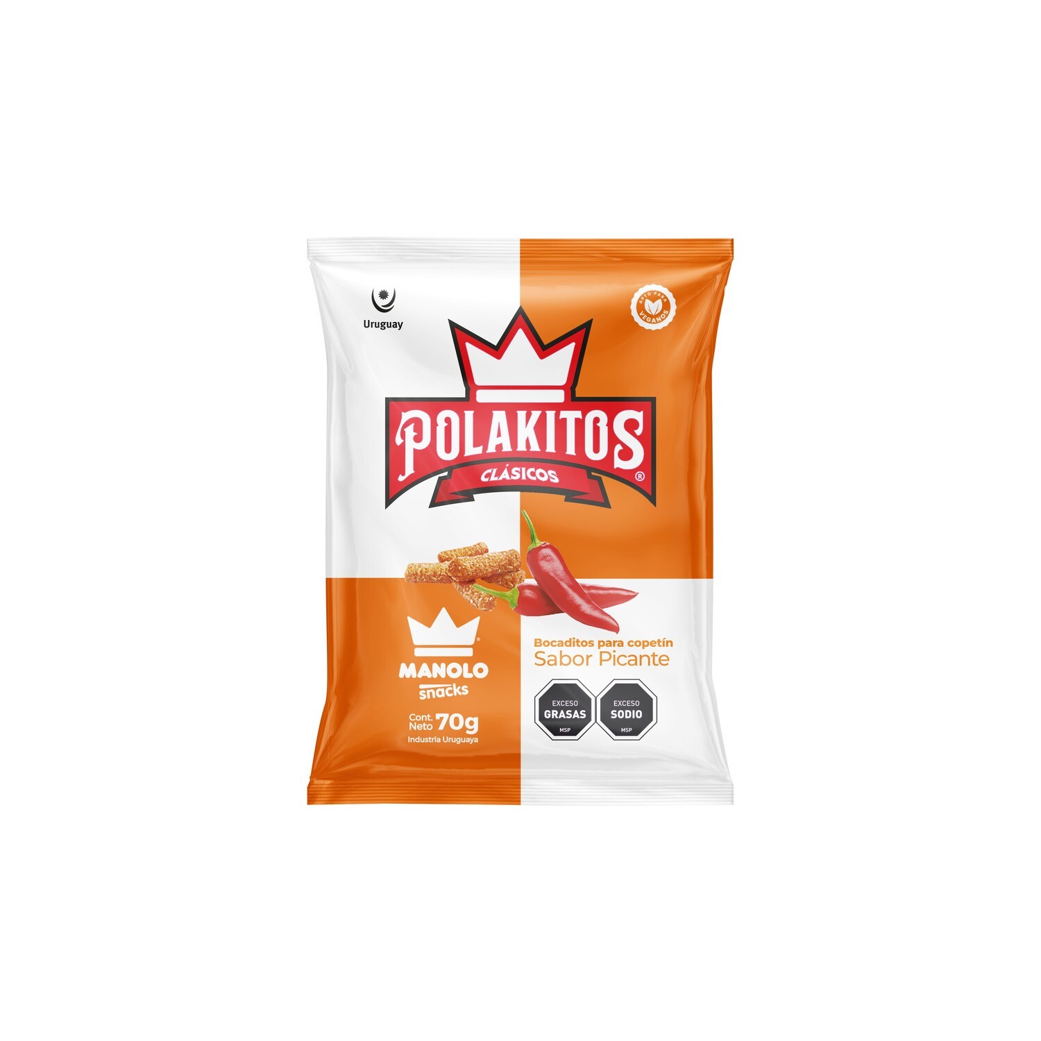 Polakitos x 70 grs. sabor PICANTE