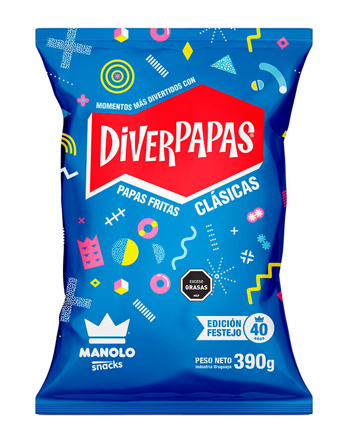 Papas Fritas "Diverpapas" x 390 grs.