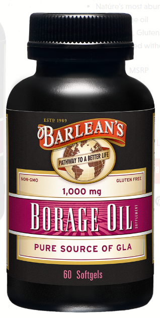 Barlean&#39;s Borage Oil Softgels