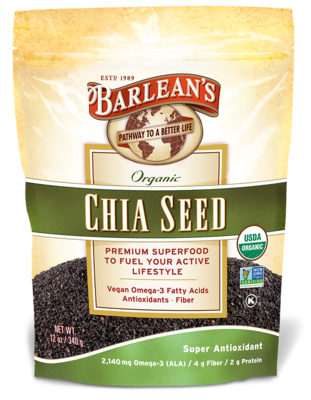 Barlean&#39;s Chia Seeds 12oz