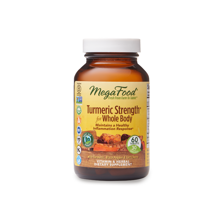 MegaFood Turmeric Strength, Size: 90ct