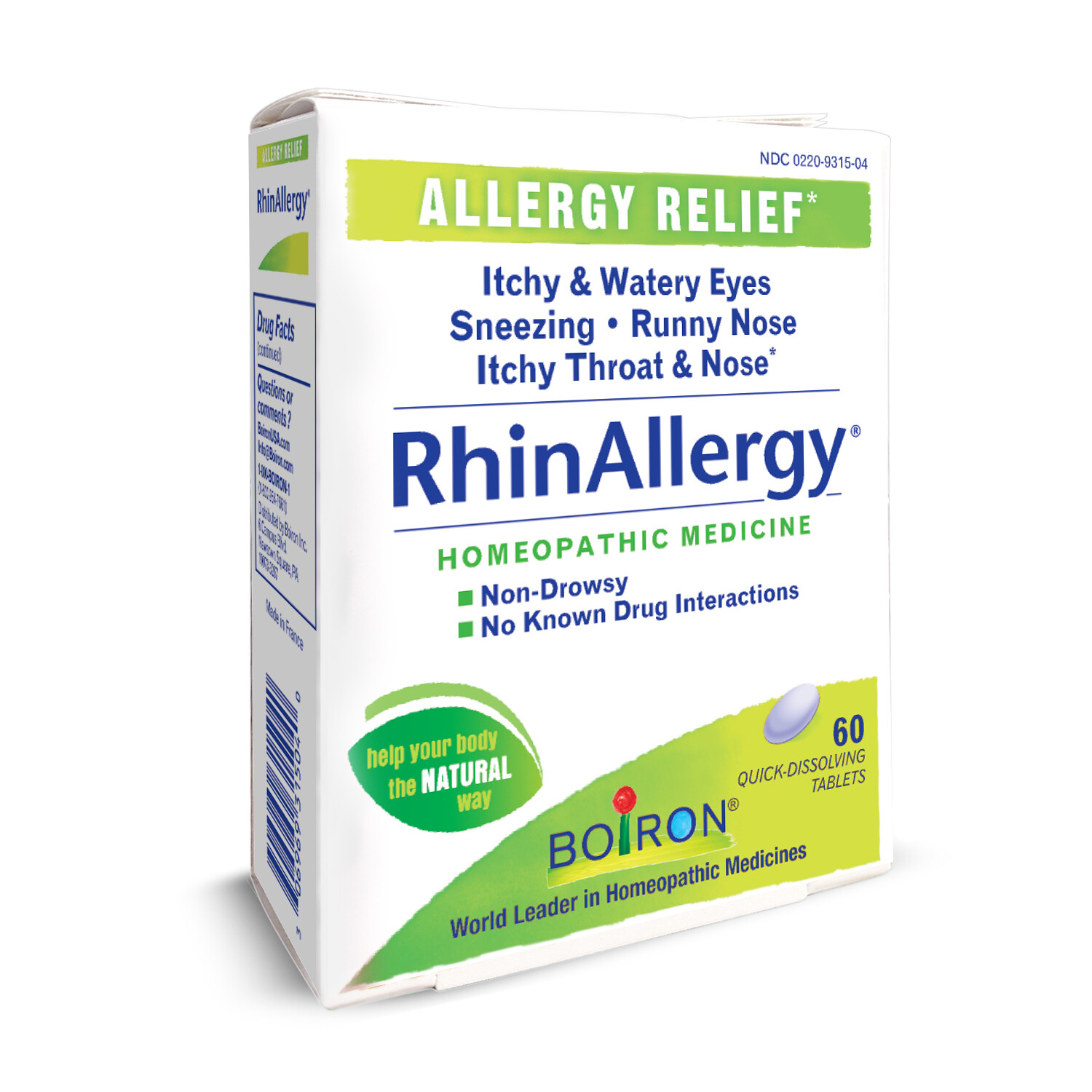 Boiron- RhinAllergy Kids, New Group: Adult