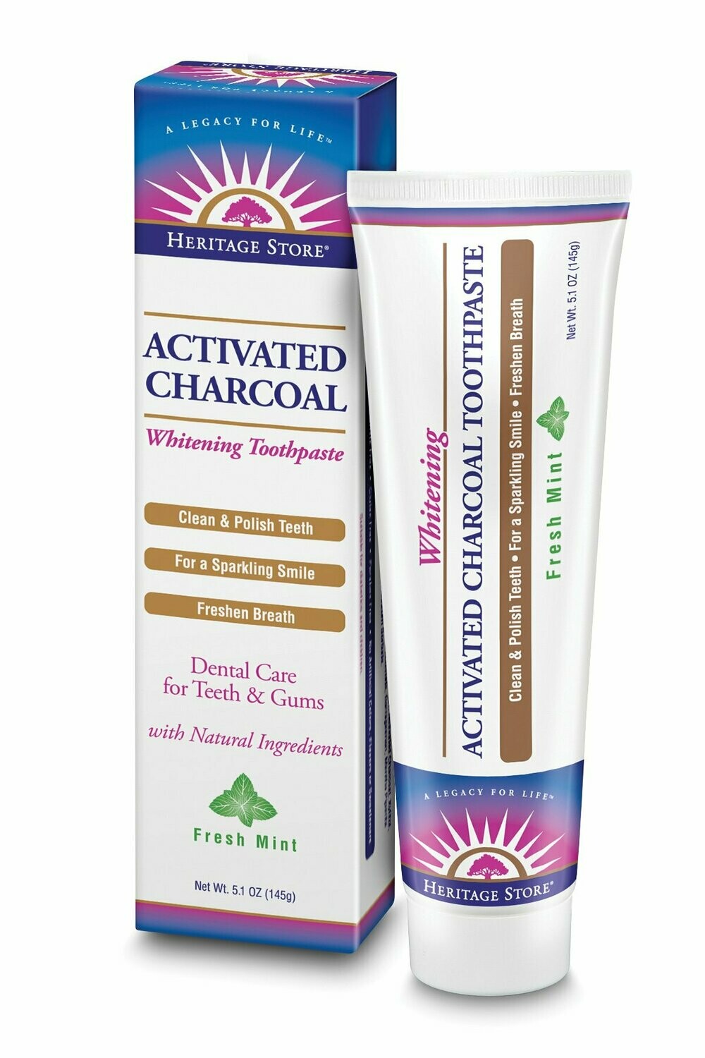 Heritage Store - Activated Charcoal Toothpaste Heritage Store - Activated Charcoal Toothpaste