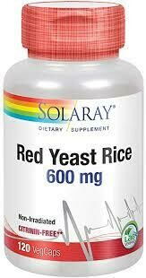 Solaray - Red Yeast Rice 120 veg caps
