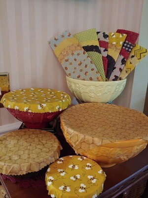 Reusable Bees Wax Covers/ CCQ
