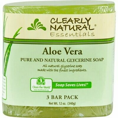 Clearly Naturals Glycerine Soap 3pk