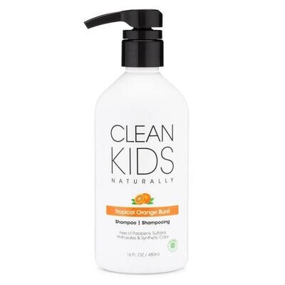 Clean Kids Tropical Orange Burst Shampoo