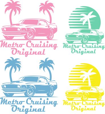 Metro Cruising Original Car Decal