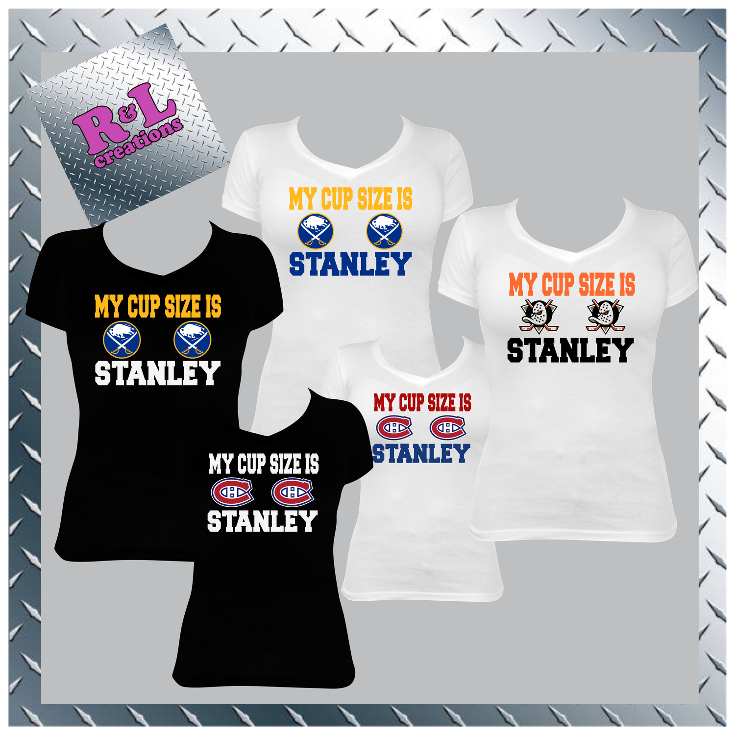 My Cup Size is Stanley T-Shirt V-Neck or Unisex