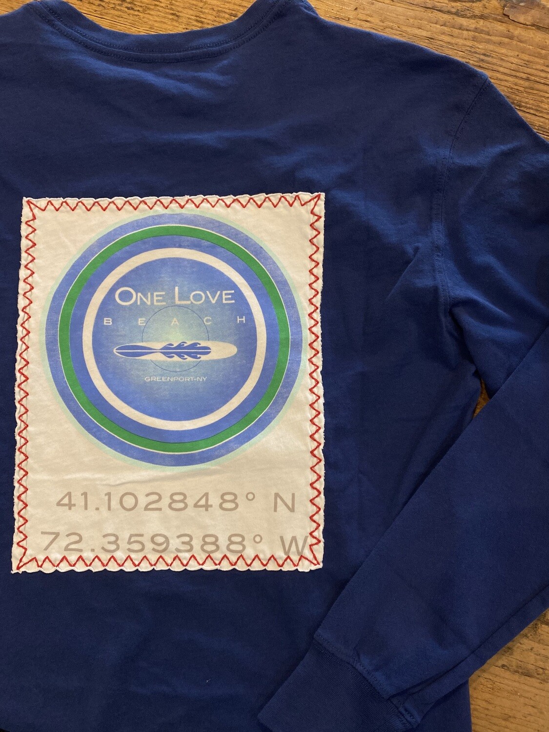  OLB Patch LS Tee  (racing blue)