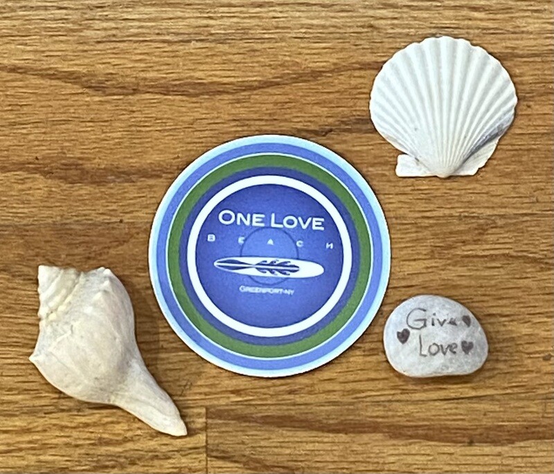 One Love Beach Sticker