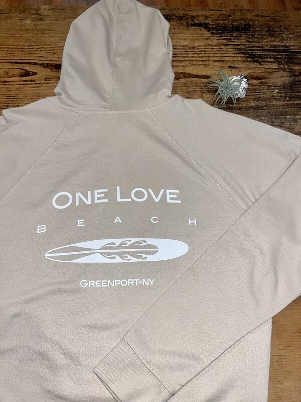 OLB Front Zip Hoodie - Sand