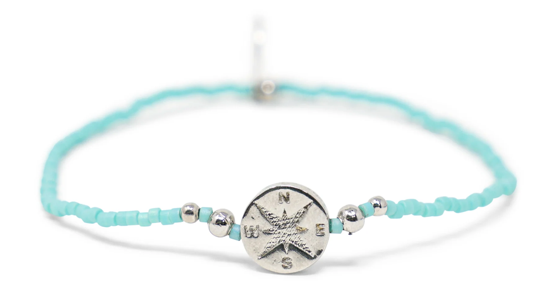 Nica stretch compass bracelet