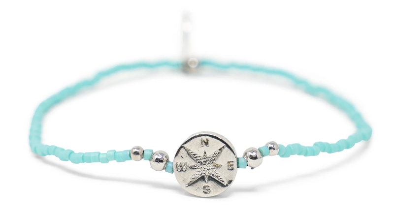 Nica stretch compass bracelet