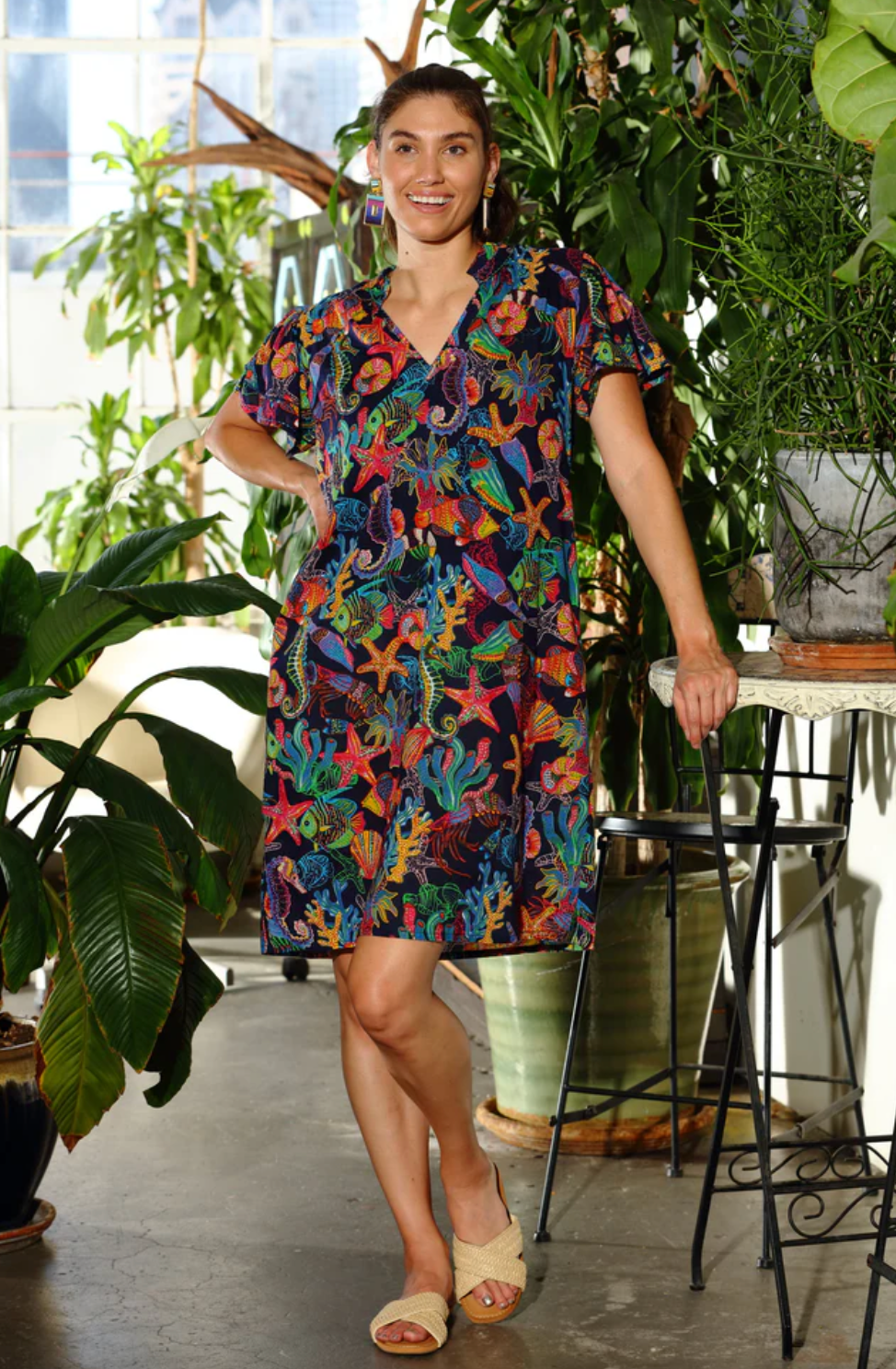 kiki ruffle dress