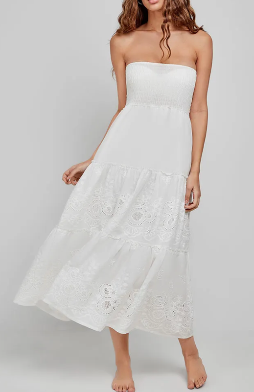Eyelet Skirt Dress